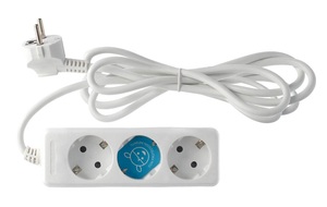 Serie standard multi-base 3 prese 5 metri bianco (GSC 000001060) - Product Image 1