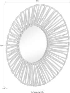 Marco de espejo envejecido de jacinto de agua Vintage minimalista moderno de lujo de tamaño personalizado para decoración del hogar pared del baño de cumpleaños - Product Image 6