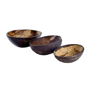 Cuenco de cáscara de coco Natural 100% de la mejor calidad, vajilla ovalada de diseño moderno, técnica personalizada para el almacenamiento sostenible de alimentos - Product Image 6