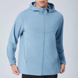 แจ็กเก็ตมีฮู้ดสำหรับผู้ชายเสื้อออกกำลังกายมีซิปสำหรับใส่ทำกิจกรรมกลางแจ้งเสื้อแจ็คเก็ตลำลองสำหรับ2025 - Product Image 1