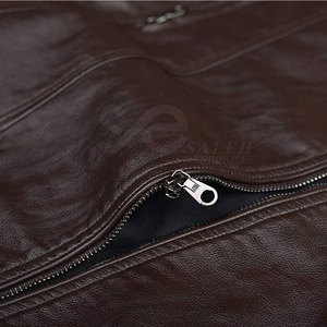 Chaqueta de cuero de moda para hombre totalmente personalizada al mejor precio, chaqueta de cuero de moda hecha en Pakistán - Product Image 5