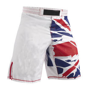 Shorts de boxe sur mesure en Spandex/Polyester, séchage rapide et respirant pour une action rapide et l'entraînement de boxe - Product Image 2