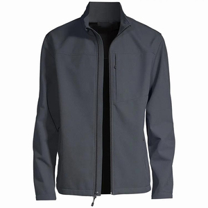 Veste softshell imperméable et respirante pour hommes, chaude et résistante à l'eau, pour l'extérieur, avec fermeture à glissière, veste de sport active coupe-vent - Product Image 2