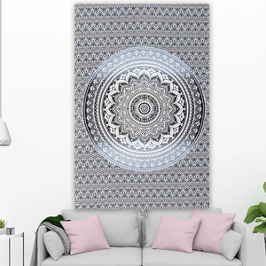 Tapiz de Mandala al por mayor, tapices de playa Hippie, tapiz colgante de pared de algodón 100%, decoración de pared Bohemia para dormitorio - Product Image 4