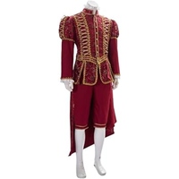 Disfraz Medieval Victoriano de Lana Transpirable de Alta Calidad para Hombre, Talla Personalizada para Adultos, para Representaciones Históricas y Halloween
