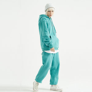 ONEAPEX Streetwear Ensemble de pantalons de survêtement à capuche 400gsm Ensemble de survêtements pour hommes avec sweat à capuche et pantalon - Product Image 4