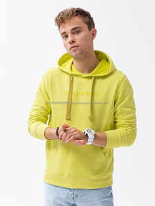 Sweat-shirt à capuche court pour homme, nouvelle mode, imprimé personnalisé, thermique, lourd, avec bordure brute en mousse 3D pour l'hiver - Product Image 3