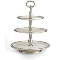 Support à gâteau à deux étages en métal doré classique et luxueux, élégant présentoir à desserts pour mariage, fête, hôtel, buffet, décoration de table