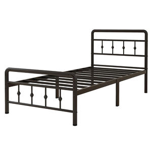 Cadre de lit simple en métal Factory-Direct, installation facile pour les appartements d'étudiants, les chambres à coucher et les hôtels - Product Image 2