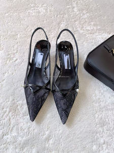 JC MIRA 2026 SS Escarpins sexy en dentelle, talons chaton séduisants, best-sellers - Product Image 5