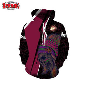 Suministro de fábrica Heavyweight Fleece Vintage Bordado Cremallera Sudadera con capucha Bolsillo de canguro Sudadera con capucha de poliéster para - Product Image 1