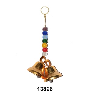 Exclusive Brass <b>Decorative</b> <b>Elephant</b> Shape Hanging With Three Bells Customized Wind Bells for Home <b>Decoration</b> - Product Image 4