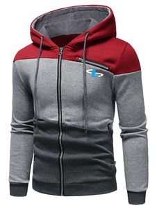 Sweats à capuche et sweat-shirts en coton sans ficelles avec logo personnalisé surdimensionné en polaire épaisse vierge pour hommes - Product Image 5