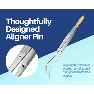 Pinces dentaires à pointe dentelée incurvée, manuelles, en acier inoxydable de qualité médicale, certifiées CE ISO, pinces à pansements en coton, chirurgicales - Product Image 4