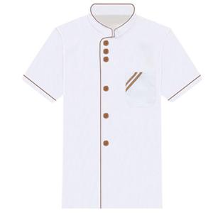 เสื้อเชฟเครื่องแบบราคาถูกที่กำหนดเองทนไฟห้องครัวสีขาวธรรมดากันน้ำผ้าฝ้าย ODM - Product Image 4