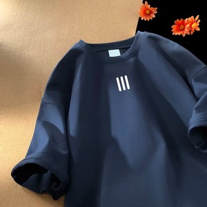 เสื้อยืดโอเวอร์ไซส์สำหรับผู้ชายเสื้อยืดผ้าฝ้ายสีขาว5XL ลำลองฤดูร้อนพิมพ์ลายแฟชั่นสำหรับผู้ชาย - Product Image 5