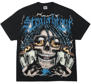 T-shirt pour homme en coton pur de haute qualité, impression DTG rétro délavée, style hip-hop, entièrement imprimé, vêtements pour homme surdimensionnés, 100% coton - Product Image 2