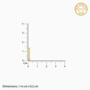 Boucles d'oreilles dorées Brahma Kamal Convertible Drop Design à la mode Convertible Hoop - Product Image 6