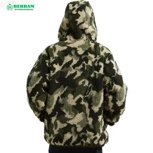 Sweat à capuche zippé 100% coton molletonné/éponge française, respirant, séchage rapide, personnalisable OEM, unisexe - Product Image 2