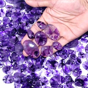 อัญมณีควอตซ์หลวมสำหรับทำเครื่องประดับอัญมณีอะเมทิสต์ธรรมชาติ - Product Image 4