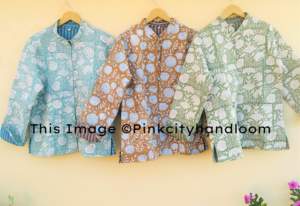 แจ็คเก็ตแบบพลิกกลับได้สําหรับผู้หญิงเสื้อคลุมผ้าฝ้ายแท้พร้อมปุ่มแจ็คเก็ตวินเทจที่ใกล้ชิดแจ็คเก็ตโบฮีเมียนสําหรับชุดลําลอง - Product Image 6