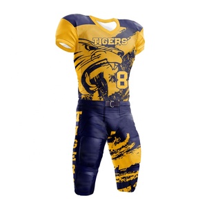 Camiseta de Fútbol Americano Sublimada Personalizada Transpirable para Adultos, Manga Corta, 100% Poliéster, Anti-UV, Alta Calidad, Mejor Precio - Product Image 1