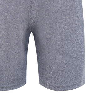Bermudas de Hip Hop de algodón 100%, ajuste elástico relajado, tejido sólido, transpirable con logotipo frontal - Product Image 3