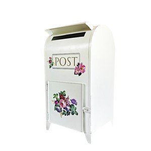 Boîte aux lettres industrielle européenne MB40 en acier forgé, artisanale, <span class=keywords><strong>vintage</strong></span>, décorative, murale, en métal, pour lettres et rangement - Product Image 1