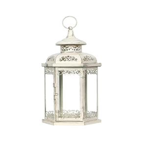 Most Selling Handcrafted Metal <b>Lanterns</b> <b>Candle</b> Holder With White Colure for Garden Decoration From India - Product Image 1