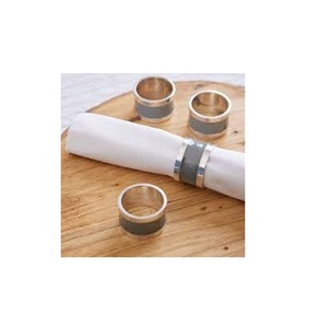 Anneau de serviette de qualité standard pour la table de fête à domicile, utilisation de la vaisselle, porte-anneau de serviette en acier inoxydable, forme ronde, qualité supérieure - Product Image 2