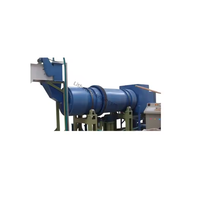Lithotech Engineers Enkelcilindrische Rotatiedroger Machine Mild Staal Kleur Gecoat 80kg/uur Fruit- en Groentedroger