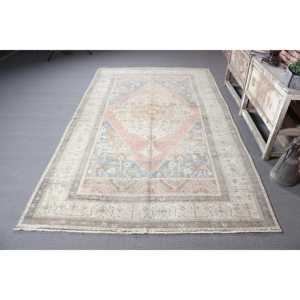 Tapis turc 5,7 x 9,6 pieds, tapis, tapis persan bleu en laine - Product Image 3