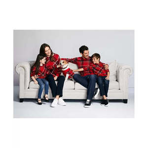 Pull familial à carreaux rouges pour homme de taille moyenne de la collection Charter Club pour hommes et grands garçons - Product Image 2