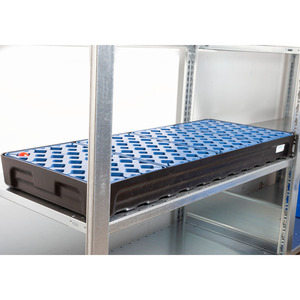 Vasca di contenimento piccola pro-line in polietilene (PE), senza griglia, 20 litri, 995x395x90 - Product Image 6