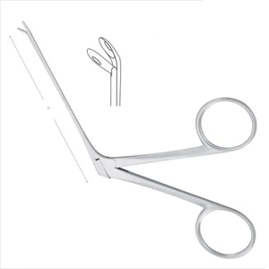 Instrumentos de ontología de grado quirúrgico 8,5 cm Fórceps ENT de acero inoxidable Manual Power Alligator Ear & Forceps Struempel - Product Image 4