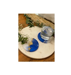 Sous-verre en résine unique de luxe de 5 mm avec surface résistante à la chaleur, décoration d'intérieur artisanale de qualité supérieure - Product Image 5