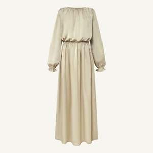 Haute Qualité Dames Satin Golden Haze Robe Robe Élégante Style Décontracté ODM Services Made in Vietnam - Product Image 1