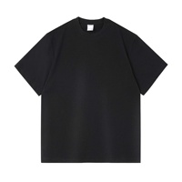 T-shirt Homme Coupe Boxy Épaules Tombantes 250-300 GSM, T-shirt Court Oversize en Coton Lourd 100% Coton du Fabricant