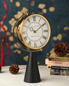 Reloj de Mesa Electrónico de Metal Atemporal con Sonería Cada Hora, Reloj Decorativo de Escritorio para Oficina, Dormitorio, Sala de Estar, Decoración Moderna para el Hogar - Product Image 6