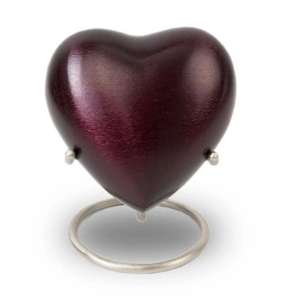 Urne de crémation en forme de cœur de qualité exclusive avec support Urnes de cendres faites à la main Souvenir des humains et des animaux de compagnie Urnes de crémation bon marché - Product Image 5