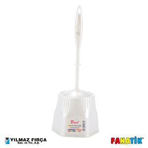 Support de brosse de toilette durable et écologique avec poils en nylon – Outil WC domestique - Product Image 2