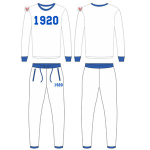 Conjuntos de Pijamas Personalizados de Algodón con Símbolo Griego Bordado de Zeta Phi Beta, Alpha Zeta Sigma Delta, para Chicas - Product Image 1