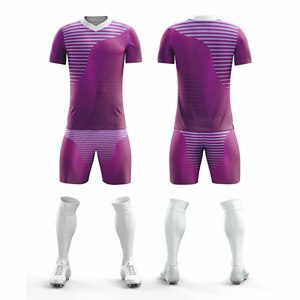 Uniformes de football personnalisés pour les clubs pour les équipes et les clubs en bleu | Hommes Femmes Jeunes Tailles - Product Image 2