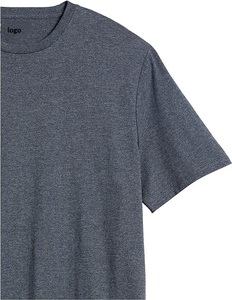 T-shirt à col rond à manches courtes pour homme 60% coton 40% polyester Logo personnalisé T-shirt de haute qualité de BD - Product Image 4