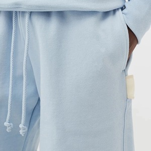 Short en maille ample vintage en gros pour hommes | 2025 été haute qualité brossé lavage décontracté hommes Shorts en gros commandes personnalisées - Product Image 4