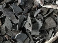 GREENFIRE VIETNAM Charbon Actif en Coque de Noix de Coco Argent Noir pour Chicha, Briquettes/Pièces en Poudre, Teneur en Carbone 75-80%
