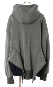 Vente en gros Tendance Sweat à capuche en tricot Vêtement de haute qualité Rue irrégulière Vêtements décontractés à capuche 2025 - Product Image 3