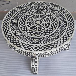 Modern Style <b>Mother</b> of Pearl Inlay Coffee Table Solid Wood Living Room Furniture for Home and Hotel Use - Product Image 3