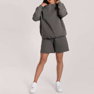 <b>Men</b> Sets Two Piece Custom Windbreaker Sports <b>Shorts</b> And Hoodie Tracksuit <b>Zip</b> Up Hoodie Sweat Suit Nylon <b>Short</b> Set - Product Image 3