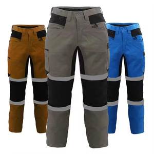 Pantalones de Trabajo Resistentes al Fuego, 100% Algodón FR, con Múltiples Bolsillos, Nivel D de Protección Térmica, Ropa de Seguridad, Venta al Por Mayor - Product Image 2